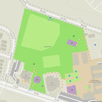 Map of Alviso Park