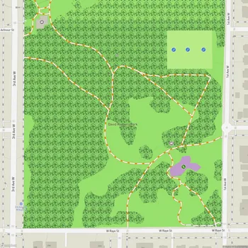 Map of David Rodgers Park