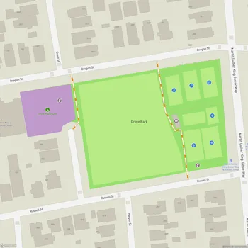 Map of Grove Park