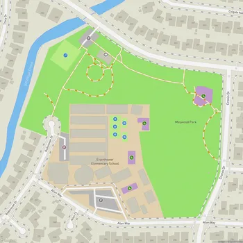 Map of Maywood Park