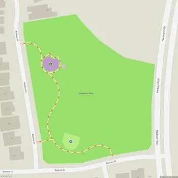 Map of Hawkins Park