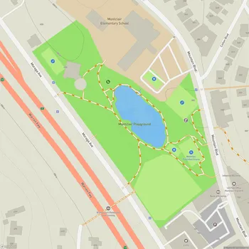 Map of Montclair Playground
