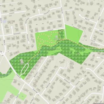 Map of Markham Nature Area