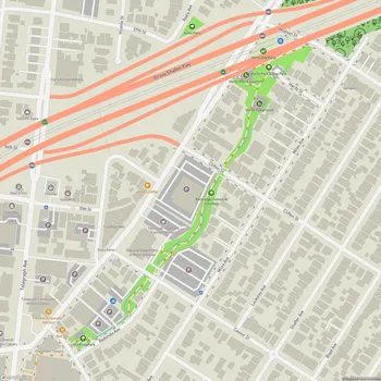 Map of Rockridge-Temescal Greenbelt