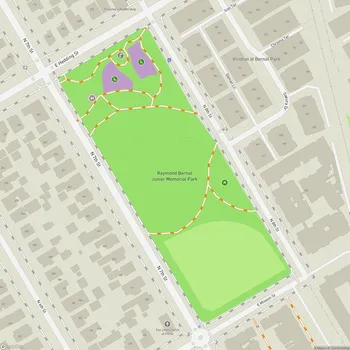 Map of Raymond Bernal Junior Memorial Park