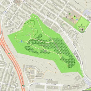 Map of Bayview Hill Park