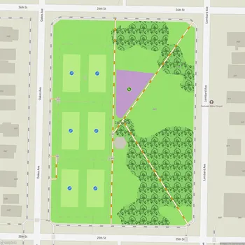 Map of Clark Park