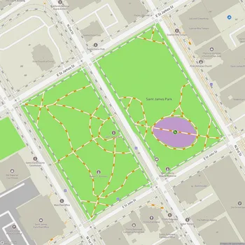 Map of Saint James Park