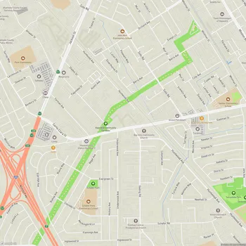 Map of Hayward Community Gardens