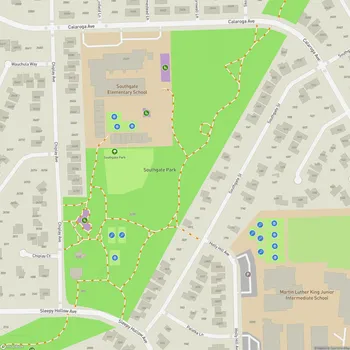 Map of Southgate Park