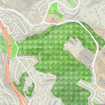 Map of Leona Heights Park