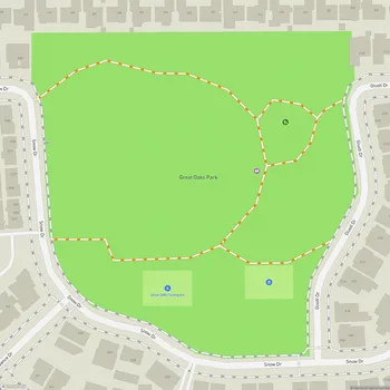 Map of Great Oaks Park