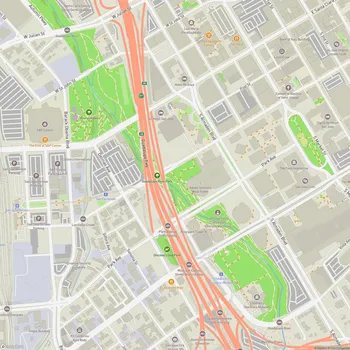 Map of Guadalupe River Park