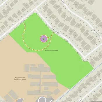 Map of Mount Pleasant Park