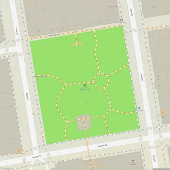 Map of Sydney G. Walton Square