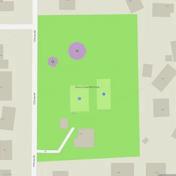Map of Cherry Crest Mini Park