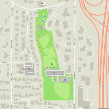 Map of Hidden Valley Sports Park