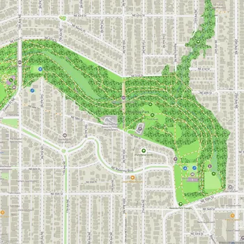 Map of Ravenna Park
