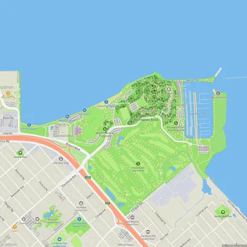 Map of Coyote Point Recreation Area