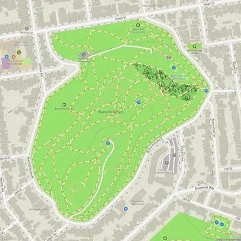 Map of Buena Vista Park