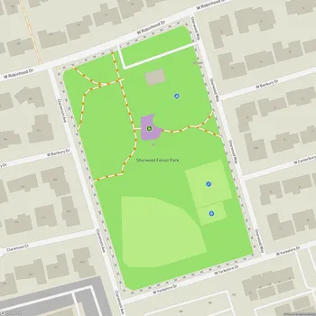 Map of Sherwood Forest Park