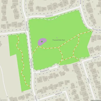 Map of Thousand Oaks Park
