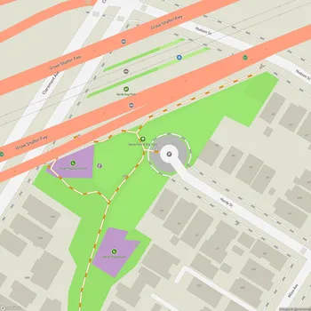 Map of Hardy Park & Dog Park
