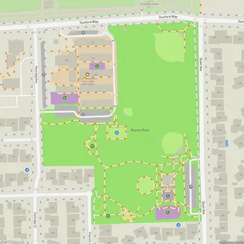Map of Raynor Park