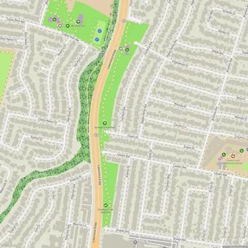 Map of Saratoga Creek Park