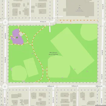 Map of West Queen Anne Playfield