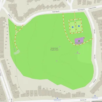 Map of Golden Gate Heights Park
