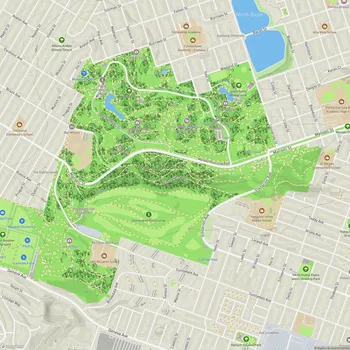 Map of John McLaren Park