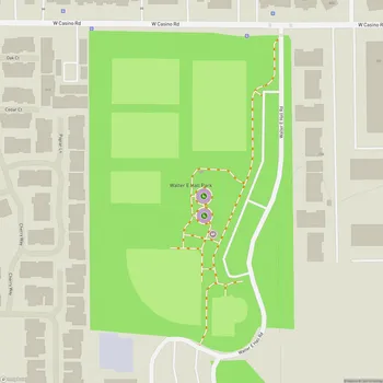 Map of Walter E Hall Park