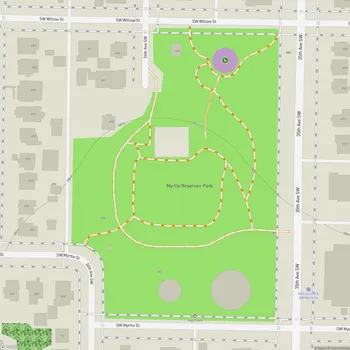 Map of Myrtle Reservoir Park