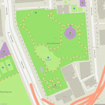 Map of Potrero Del Sol Park
