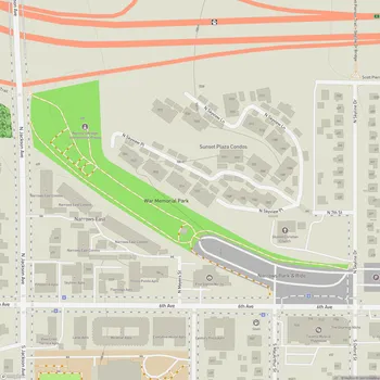Map of War Memorial Park