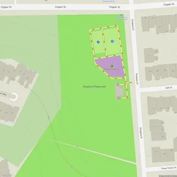 Map of Douglass Playground
