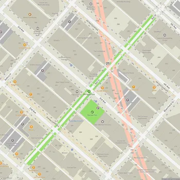 Map of Bell Street Park