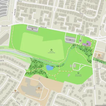 Map of Hillcrest Community Park