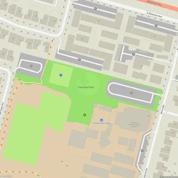 Map of Columbia Park