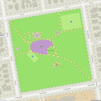 Map of Central Park
