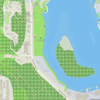 Map of həʔapus Village Park and Shoreline Habitat