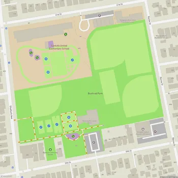 Map of Bushrod Park