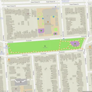 Map of Precita Park