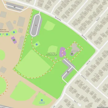 Map of Los Cerritos Community Park