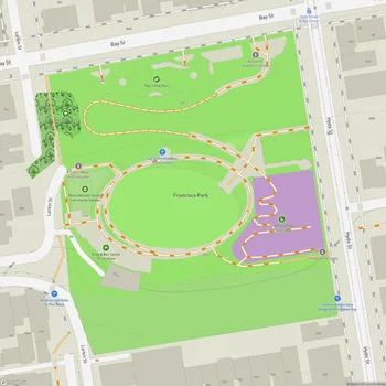 Map of Francisco Park
