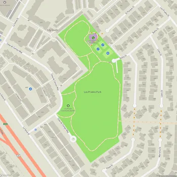 Map of Los Prados Park