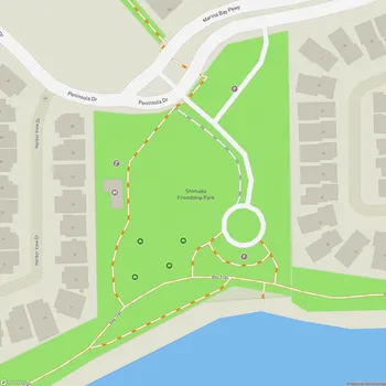 Map of Shimada Friendship Park