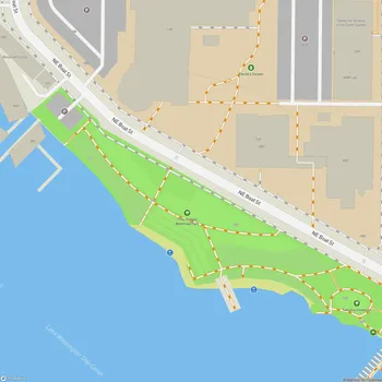 Map of Fritz Hedges Waterway Park