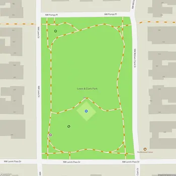 Map of Lewis & Clark Park